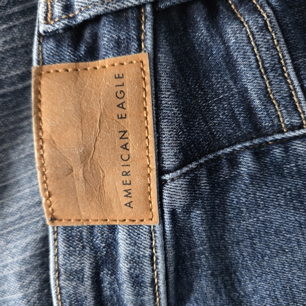 American Eagle Outfitters Dark Blue Flare Jeans - Picture 4 of 6